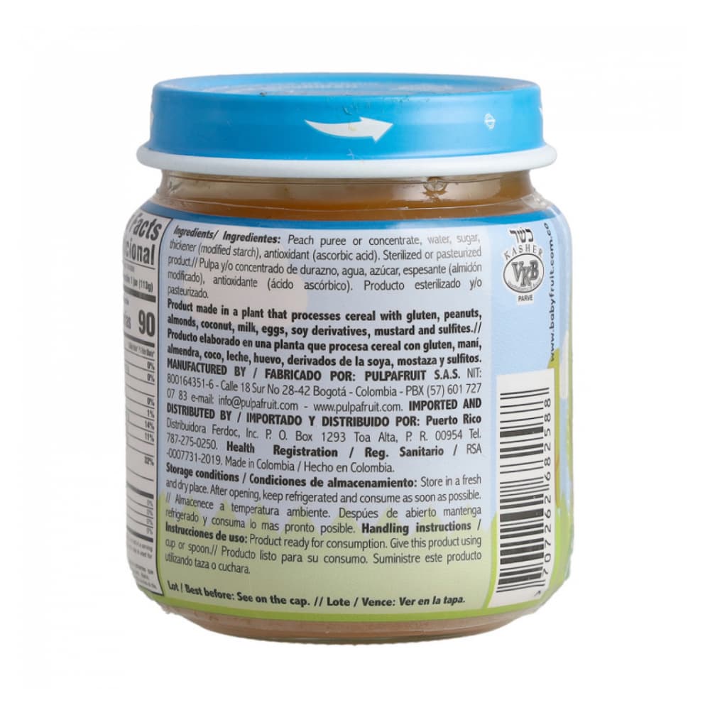 Compota de durazno Baby Fruit (113 g / 3.98 oz) - Miniatura 3