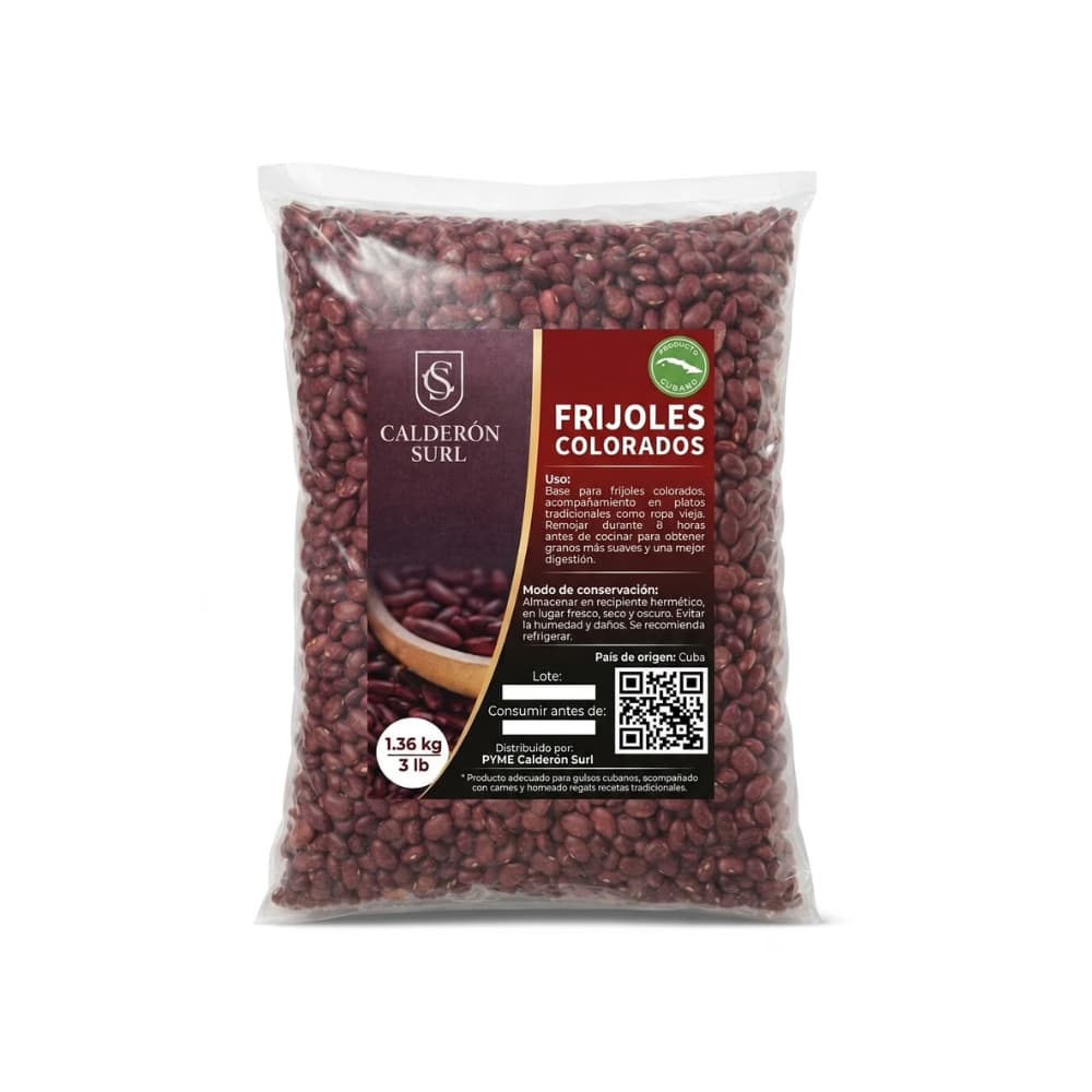 Frijoles colorados Calderón (1.36 kg / 3 lb) - Miniatura 1