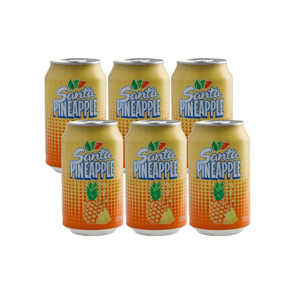 Refresco gaseado de piña Santa (6 x 330 ml) - Miniatura 1