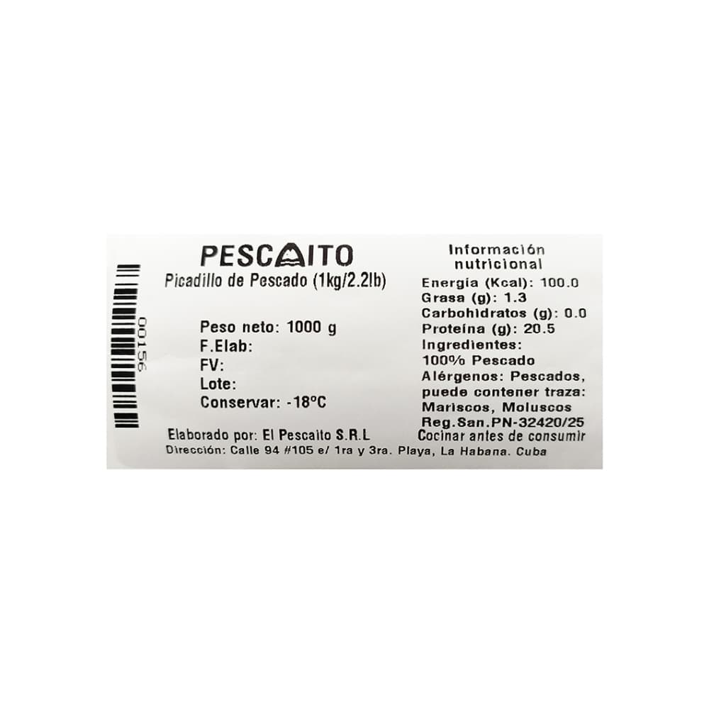 Picadillo de pescado Pescaito (1 kg / 2.2 lb) - Miniatura 2