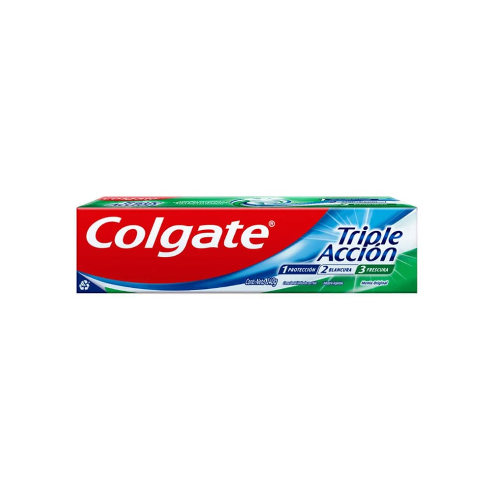Pasta dental triple acción Colgate (140 g / 4.9 oz) - Imagen 1