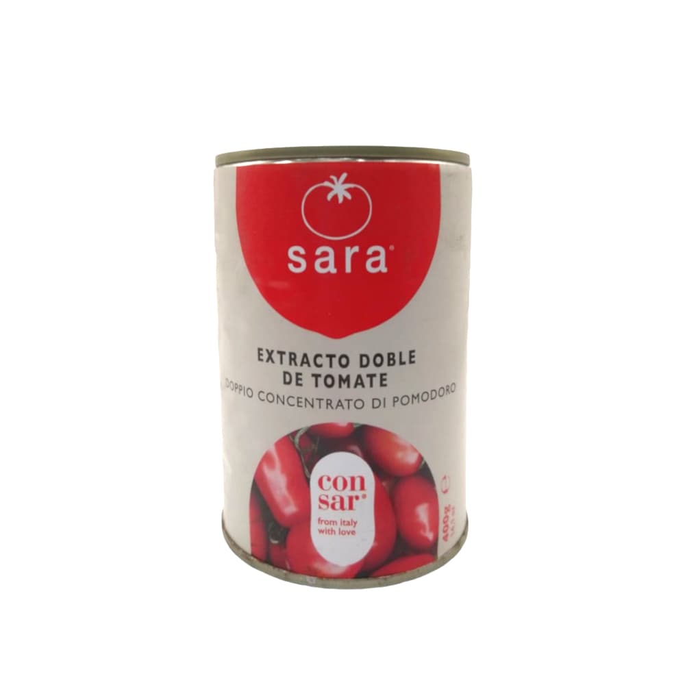Concentrado doble de tomate Sara (400 g / 14.1 oz) - Miniatura 4