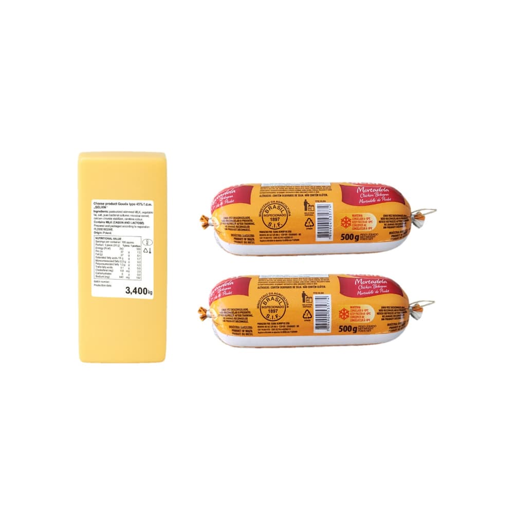 Mortadela + Queso Gouda - Imagen 1