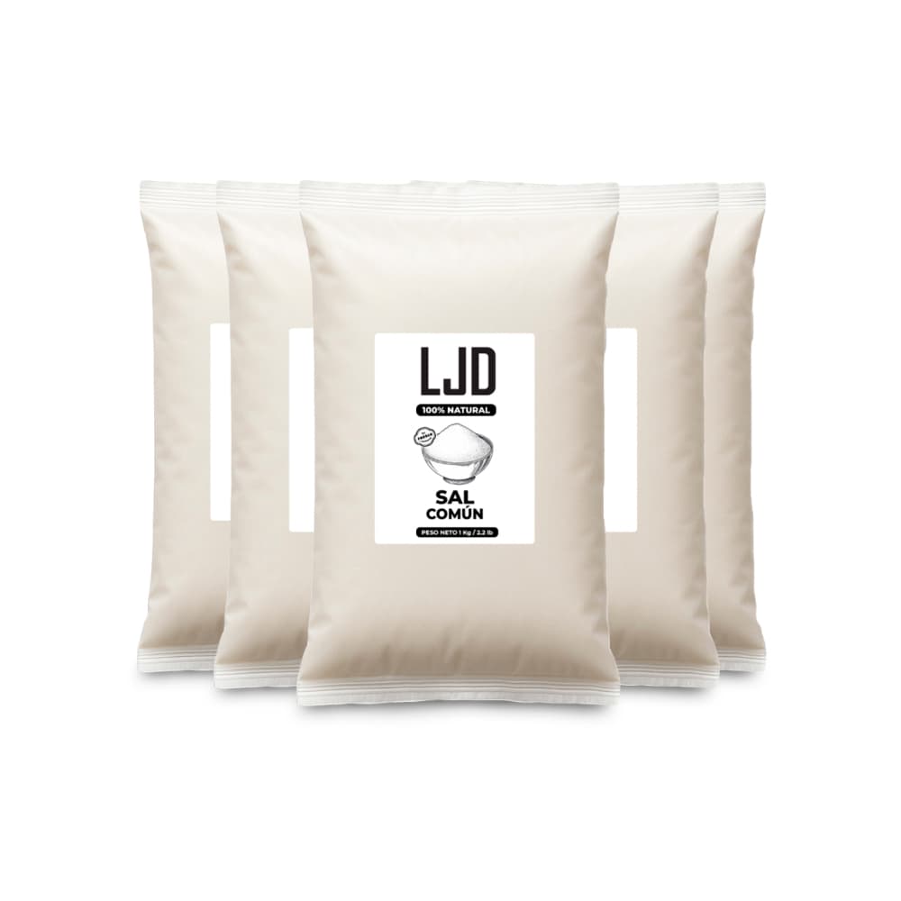 Sal común LJD (5 x 1 kg / 2.2 lb) - Miniatura 1