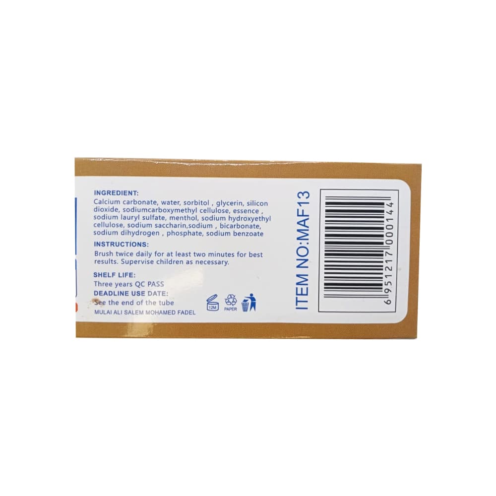 Pasta dental antibacteriana MAF (110 g / 3.88 oz) - Miniatura 4