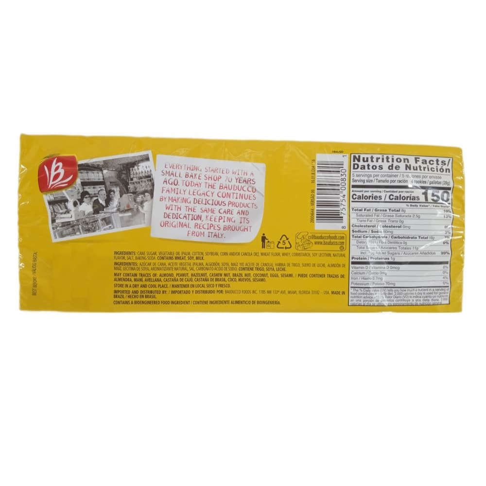 Sorbetos rellenos con crema sabor a vainilla Bauducco (142 g / 5 oz) - Miniatura 4