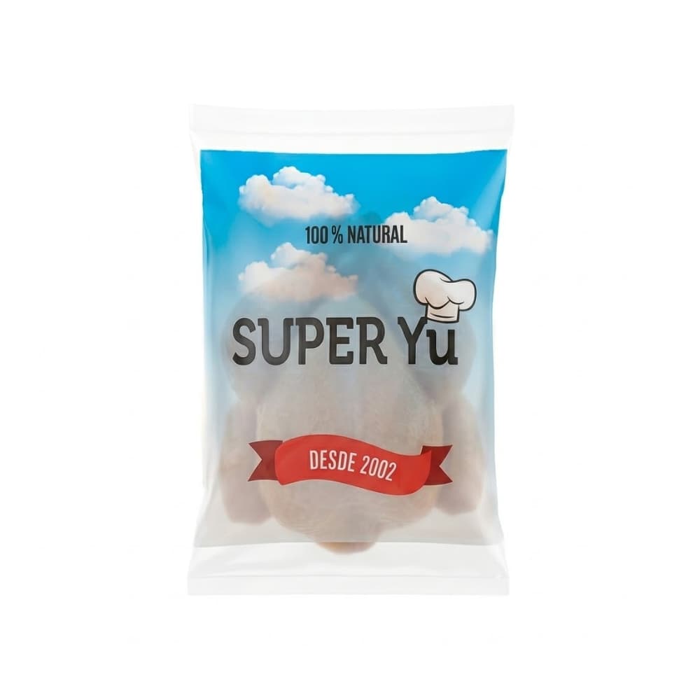 Pollo entero eviscerado sin menudos ahumados Super YU (1 kg / 2.2 lb) - Miniatura 2