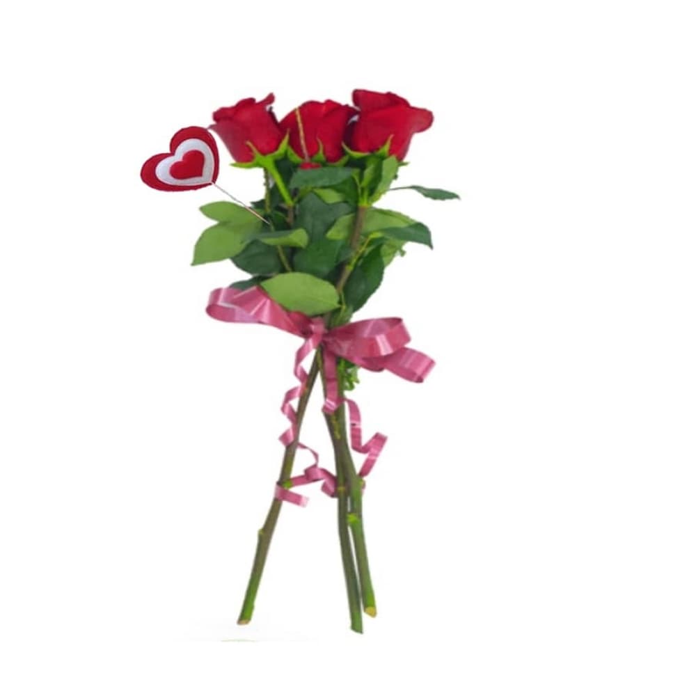 Arreglo de 3 rosas - Miniatura 2