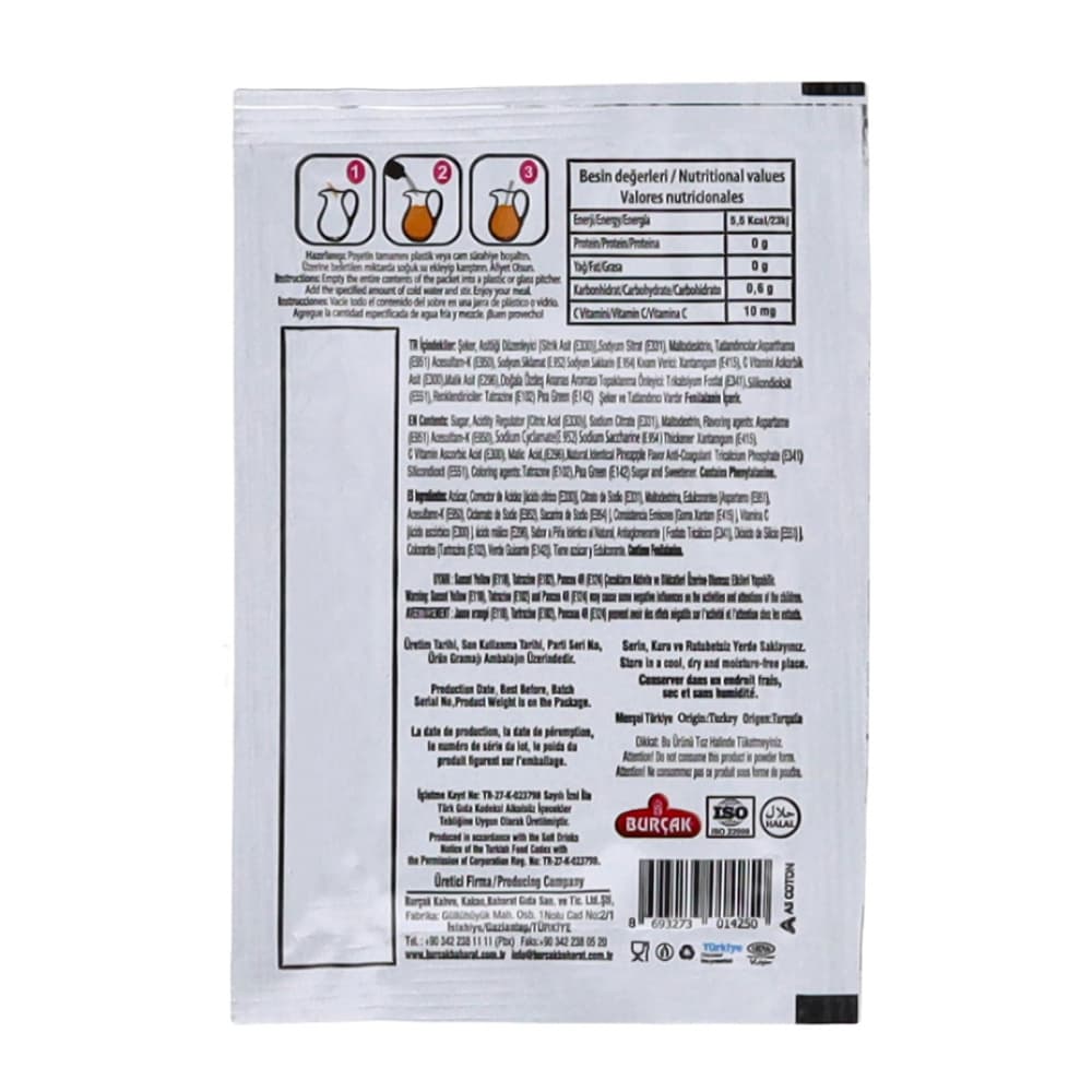 Bebida en polvo sabor piña Fruit Dance (10 g) - Miniatura 2