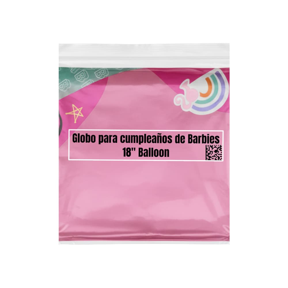 Globo para cumpleaños de Barbies 18" Balloon - Miniatura 3