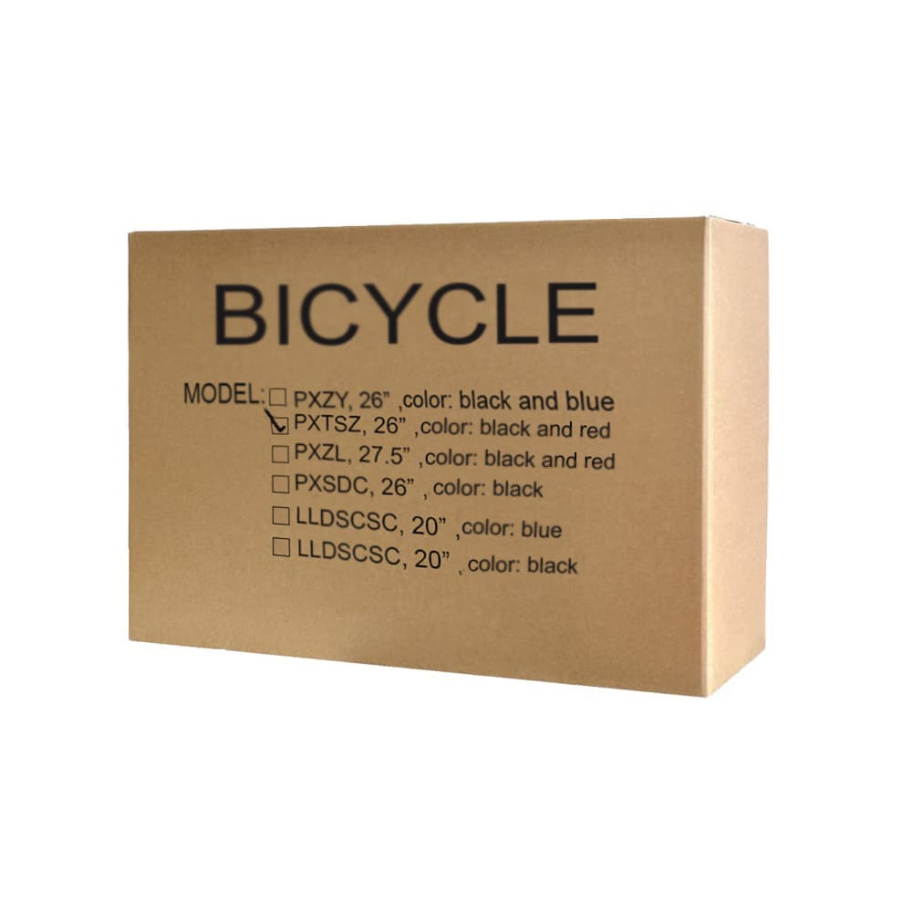 Bicicleta color negra y rojo BDONG/BOb PXTSZ - Miniatura 2