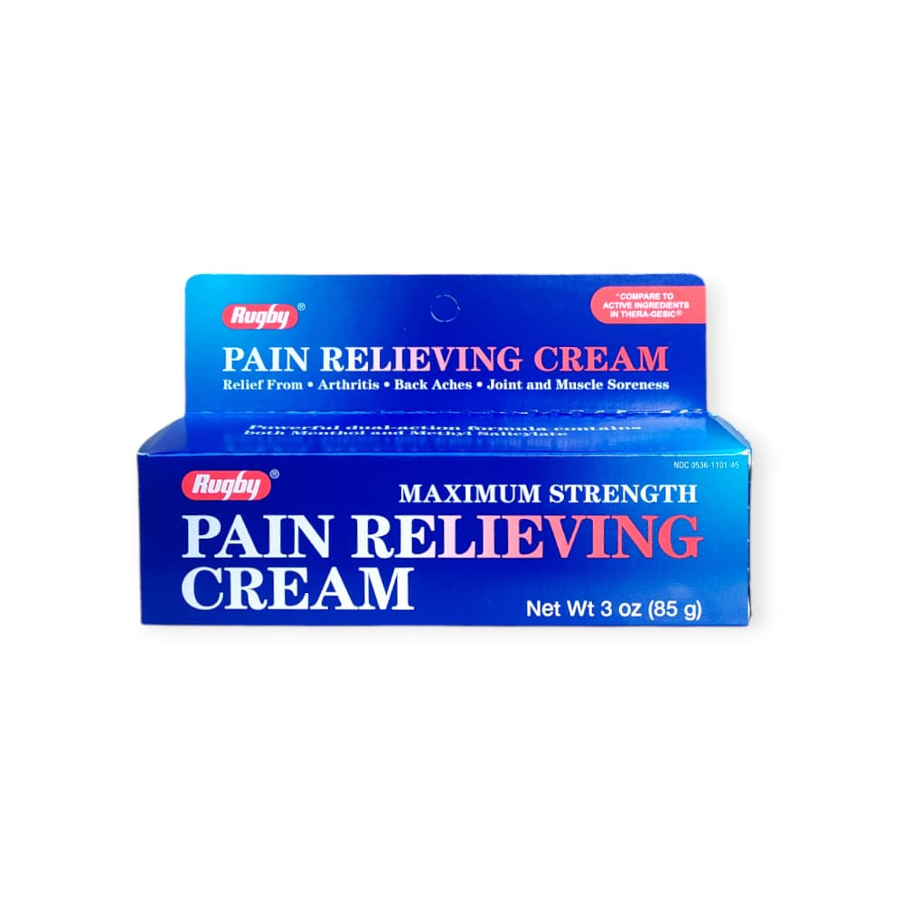 Crema analgésica de mentol 1 % + salicilato de metilo 15 % Máxima Potencia Rugby (85 g / 3 oz) - Miniatura 2
