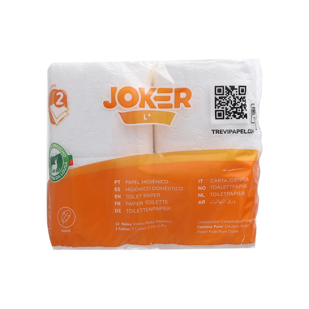 Papel higiénico doméstico Joker (12 U) - Miniatura 3