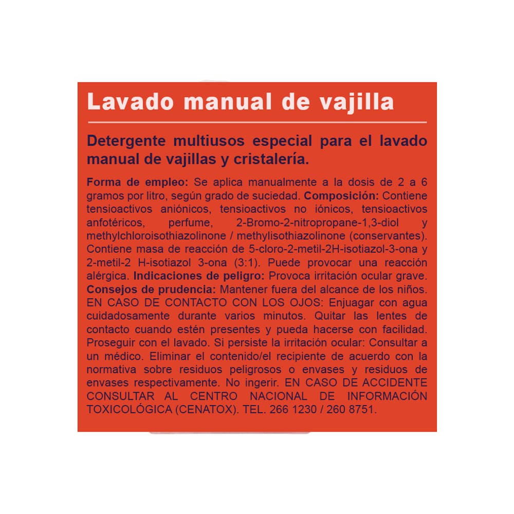 Detergente lavavajillas líquido Teide Suchel Proquimia (2 kg / 4.4 lb) - Miniatura 2