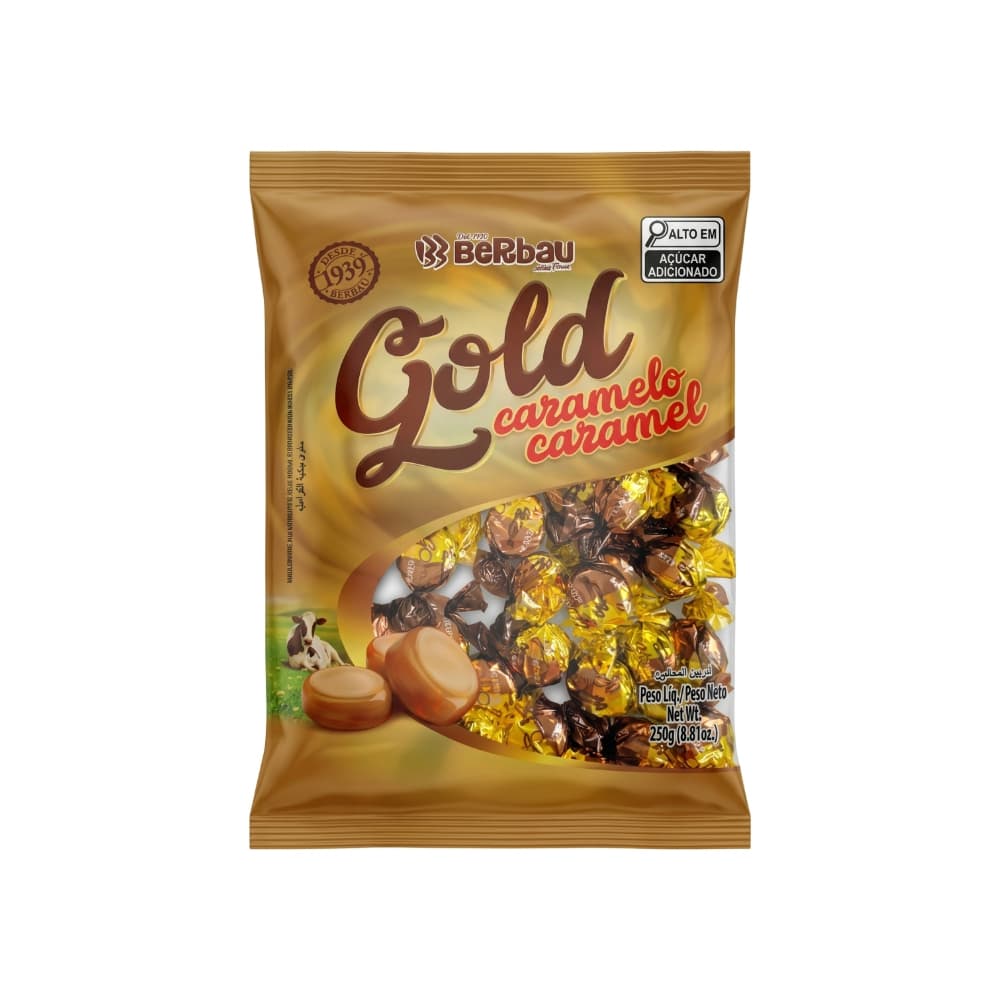 Caramelos rellenos sabor caramelo Berbau (250 g / 8.81 oz) - Miniatura 1