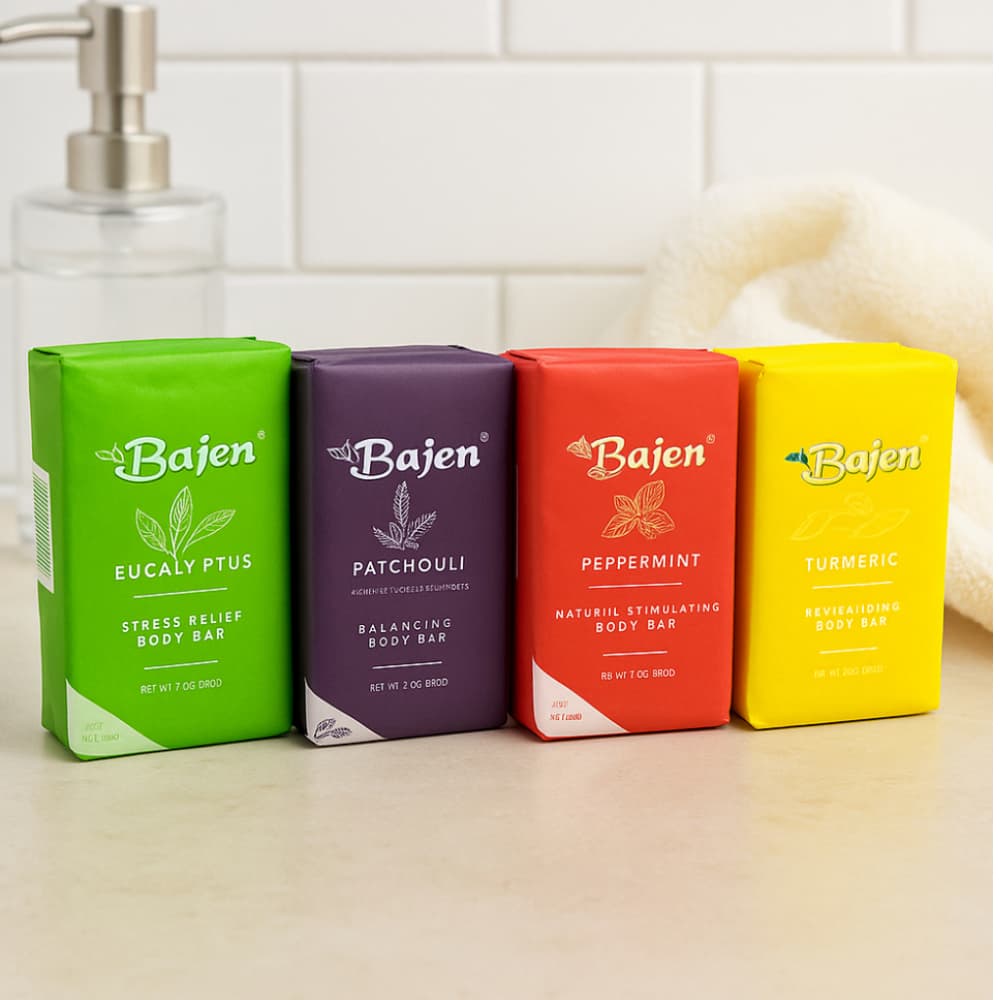 Jabón de tocador especial manteca de karité Bajen (12 x 200 g / 7.05 oz) - Miniatura 3