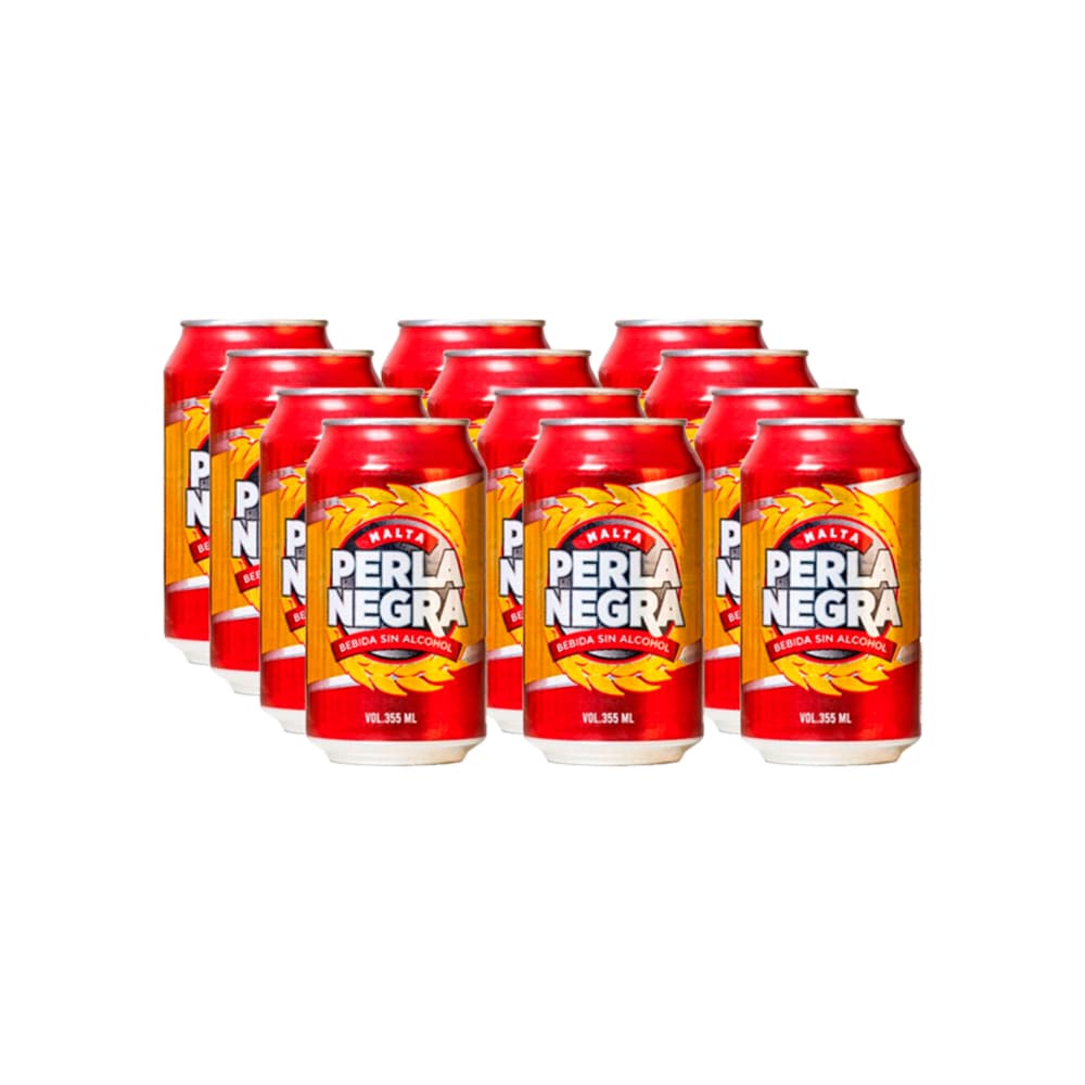 Malta Perla Negra (12 x 355 ml) - Imagen 1
