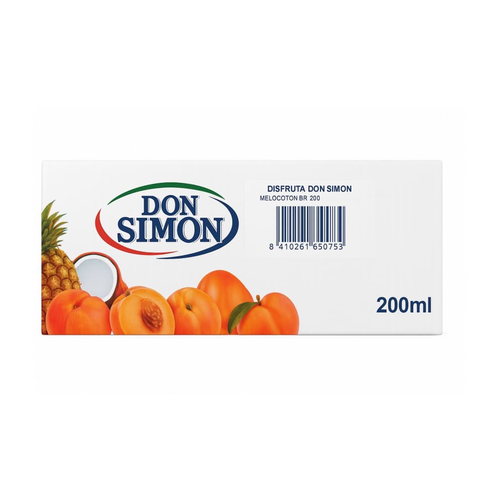 Caja de jugo de melocotón Don Simon (24 x 200 ml) - Miniatura 3