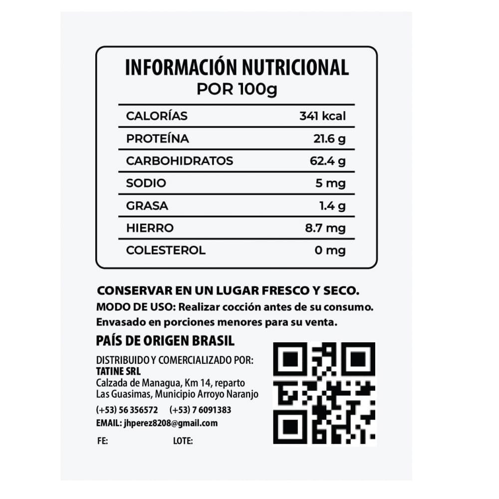 Frijol negro (2.2 kg / 5 lb) - Miniatura 4