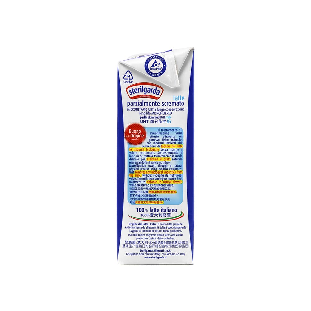 Leche semidescremada microfiltrada Sterilgarda (1 L) - Miniatura 2