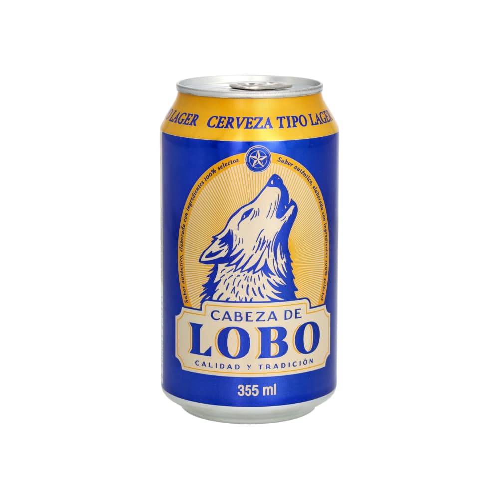 Cerveza Cabeza de Lobo (355 ml) - Imagen 1