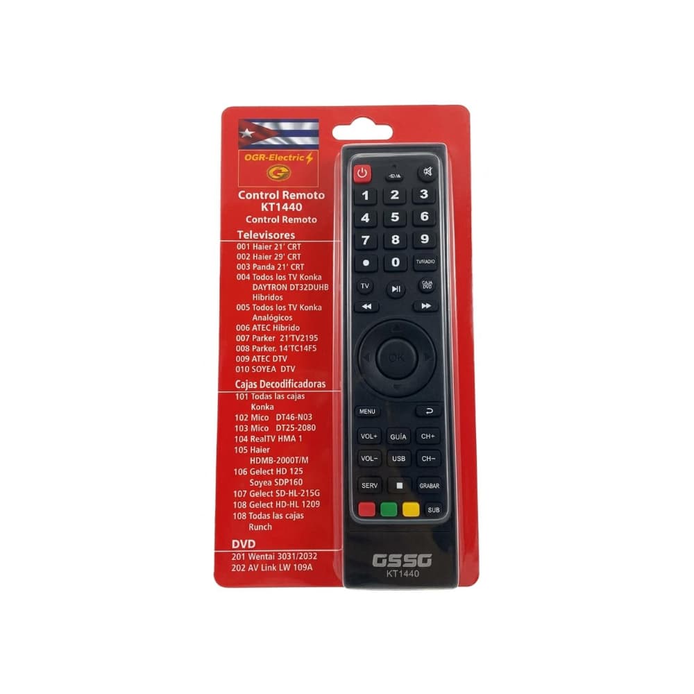 Control remoto universal de televisión GSSG KT1440 - Miniatura 3