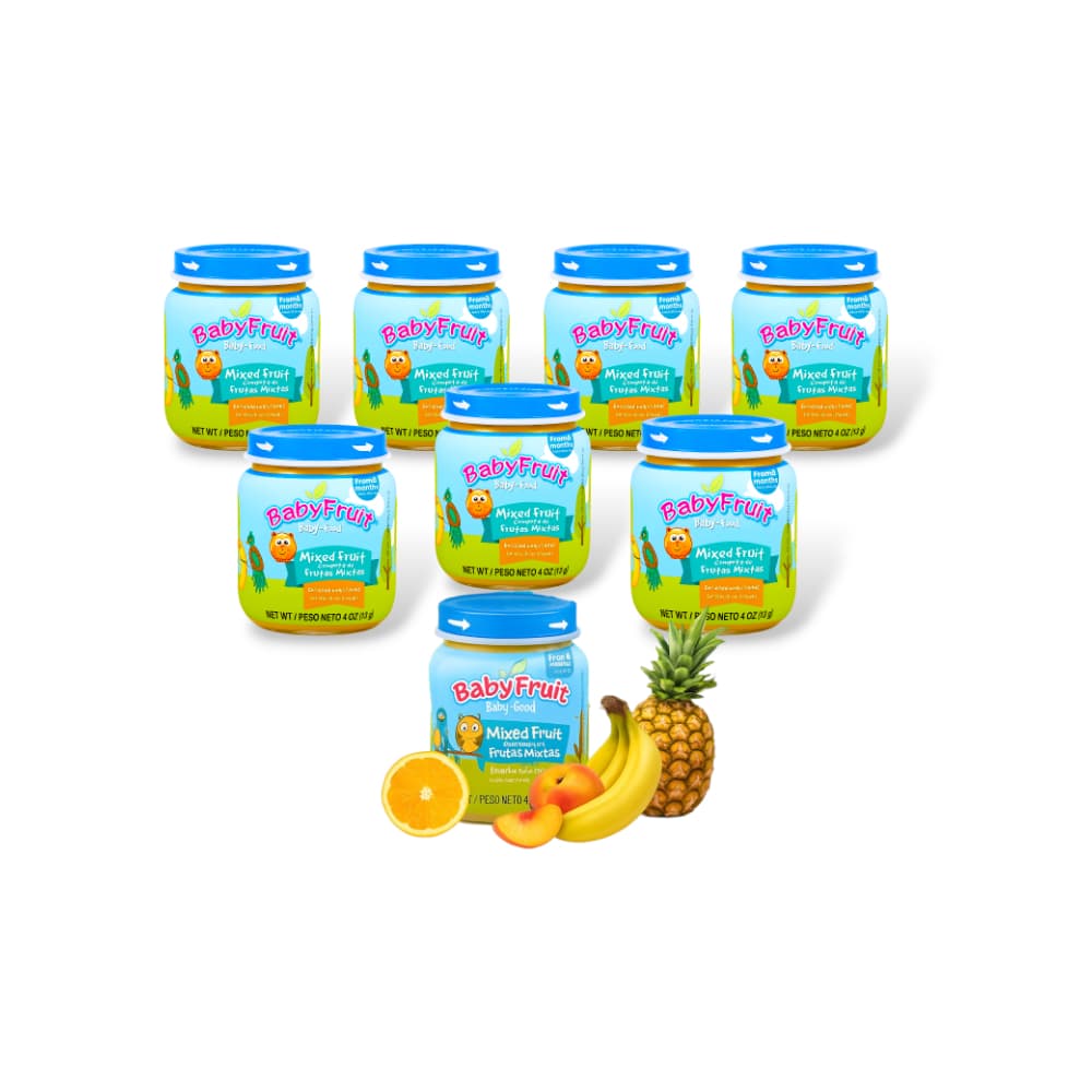 Compota de frutas mixtos Baby Fruit (8 x 113 g / 4 oz) - Imagen 1