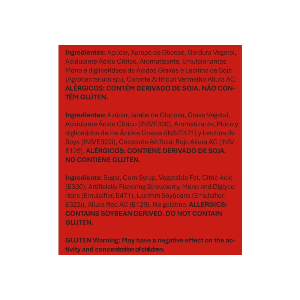 Caramelos blandos sabor a fresa Azedinha Icekiss (500 g / 17.64 oz) - Miniatura 3