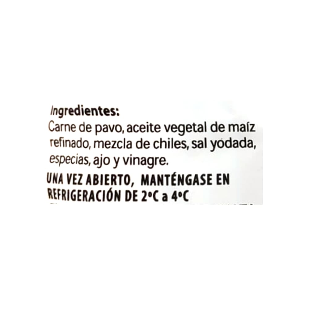 Carne 100% de pavo condimentada Chilorio Chata (215 g / 7.58 oz) - Miniatura 6