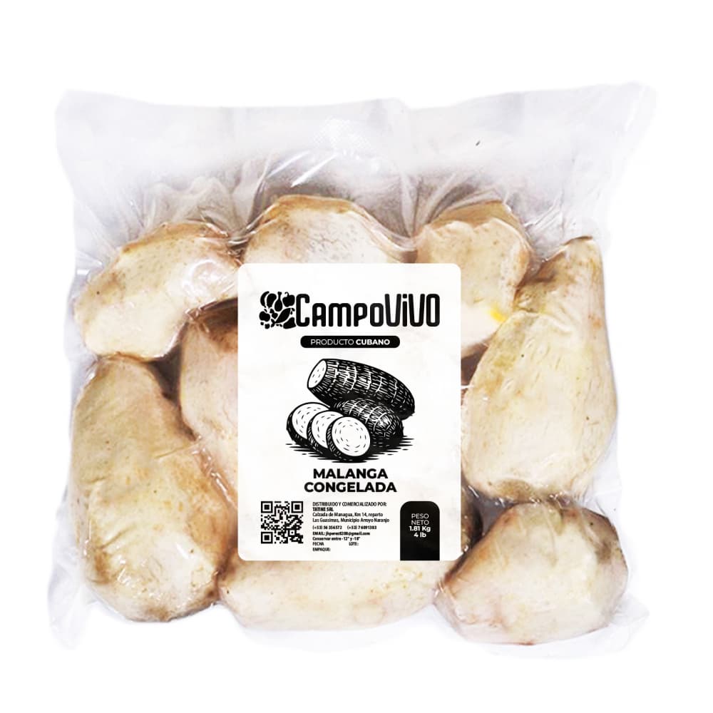Malanga congelada Campo Vivo (1.81 kg / 4 lb) - Imagen 1