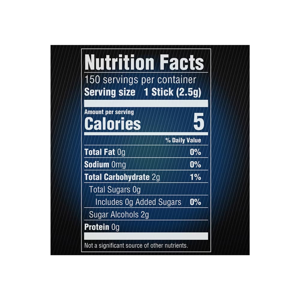 Chicle de menta y cobalto sin azúcar Peppermint (15 U) - Miniatura 3