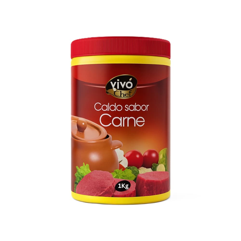 Caldo sabor carne Vivó Chef (1 kg / 2.2 lb) - Imagen 1