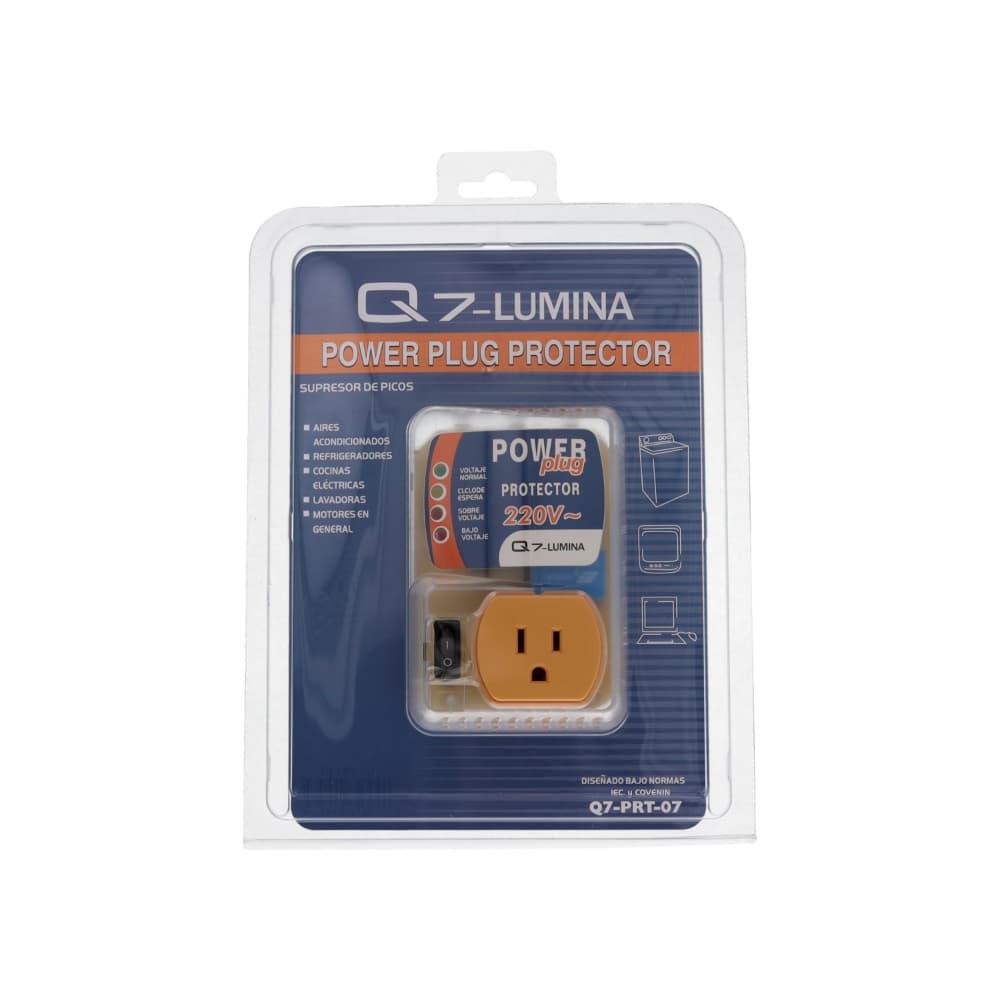 Protector de voltaje de 220 V Q7-Lumina Q7-PRT-07 - Imagen 1