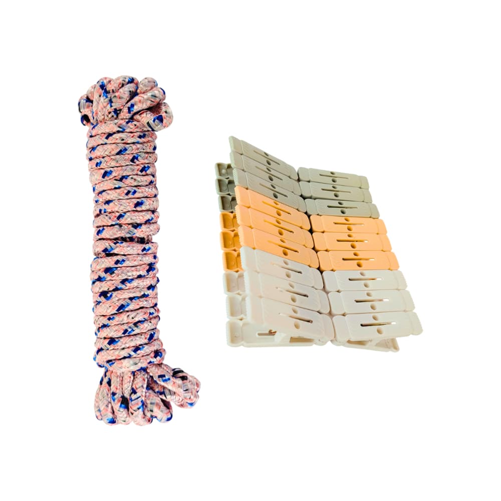 Estuche de pinzas de plástico para ropa y cuerda Younger - Miniatura 4