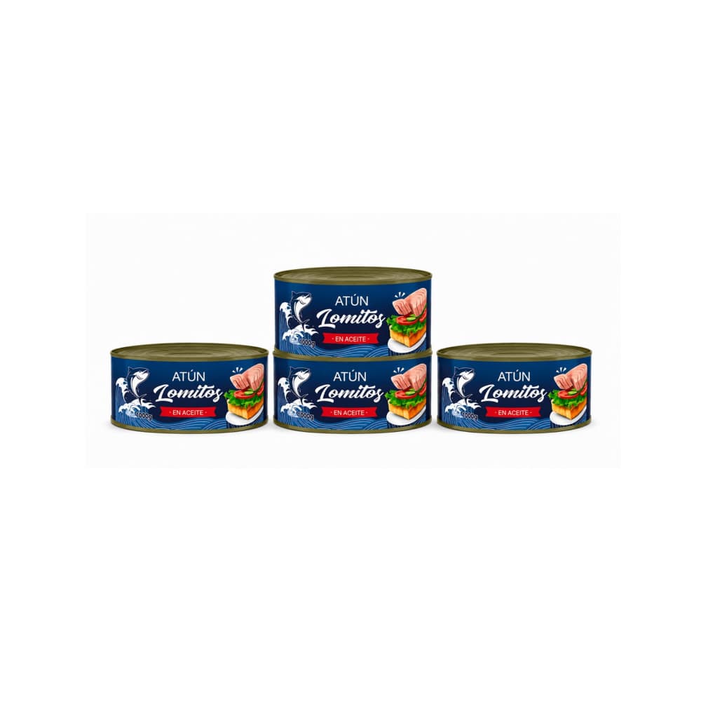 Lomitos de atún en aceite Lucy ( 4 x 1 kg / 2.2 lb) - Imagen 1