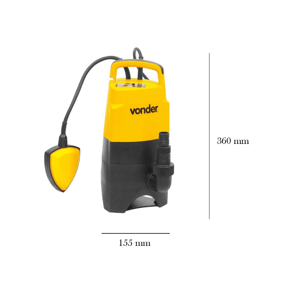 Bomba sumergible de 127 V Vonder BSV450 - Miniatura 3