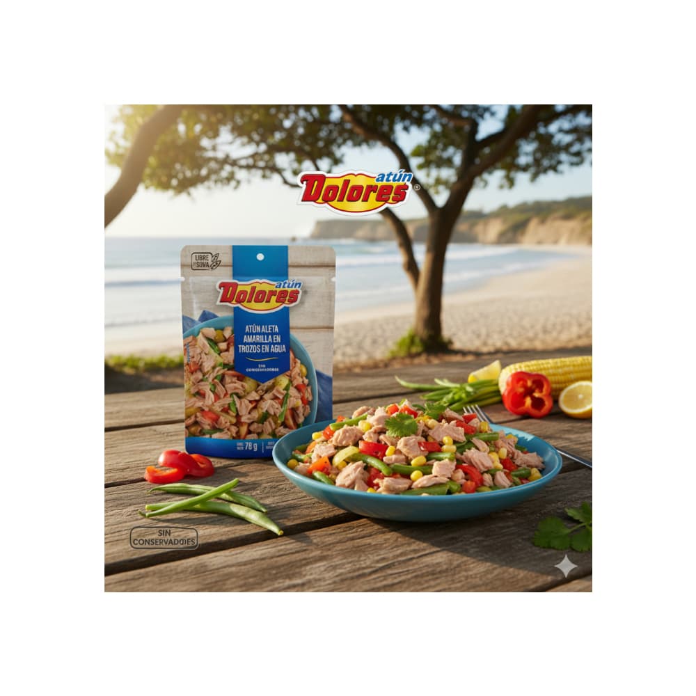Atún aleta amarilla en trozos en agua Dolores (2 x 78 g / 2.75 oz) - Miniatura 5
