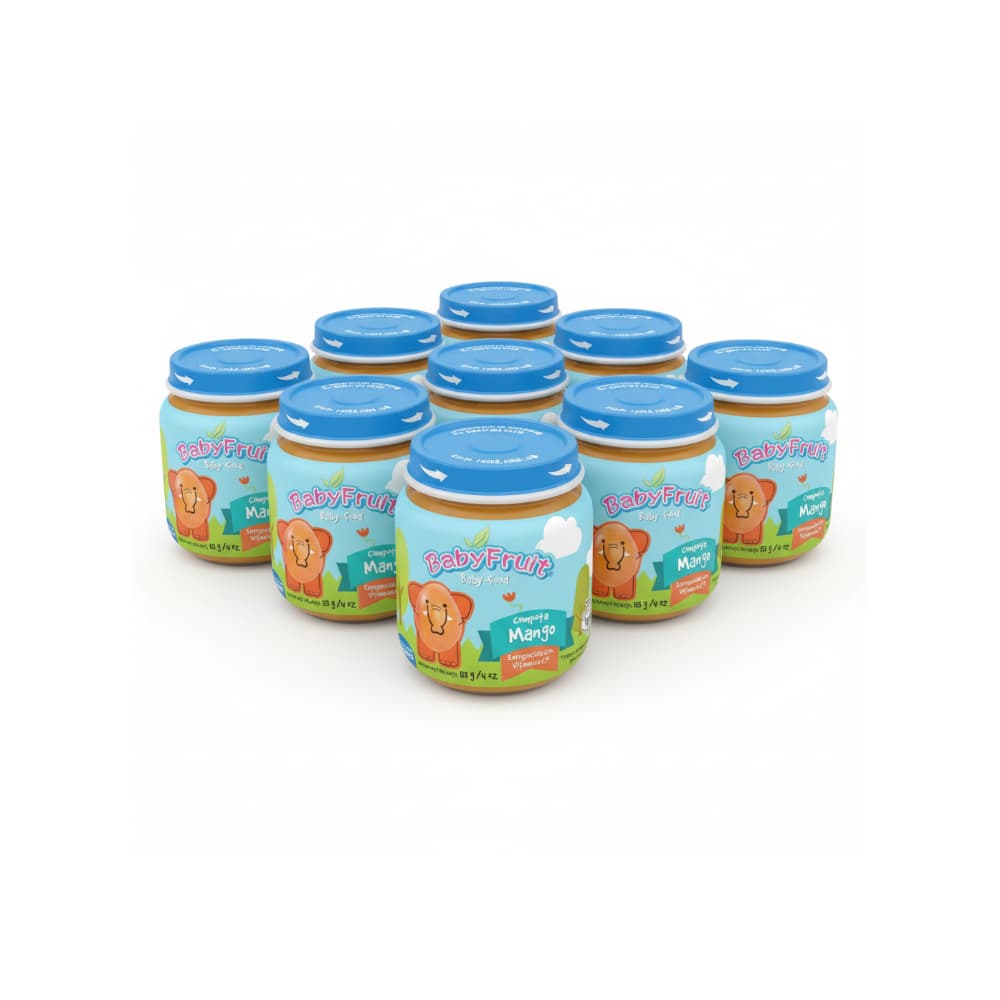 Compota de mango Baby Fruit (9 x 113 g / 3.98 oz) - Imagen 1