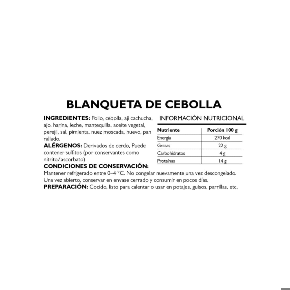Blanqueta de cebolla Pruébalo (380 g / 13.40 oz) - Miniatura 3