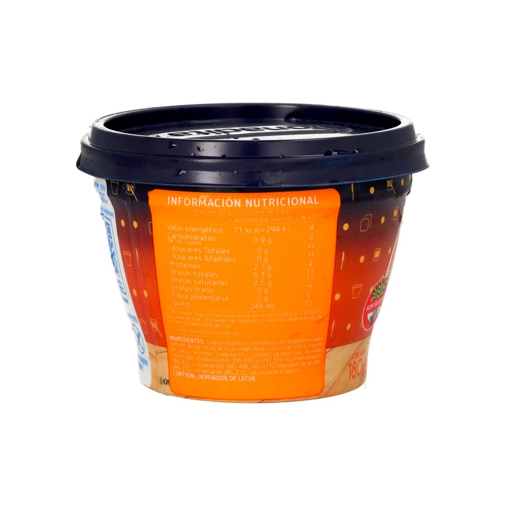 Queso untable sabor a 4 quesos Tonadita (3 x 180 g / 6.35 oz) - Miniatura 3