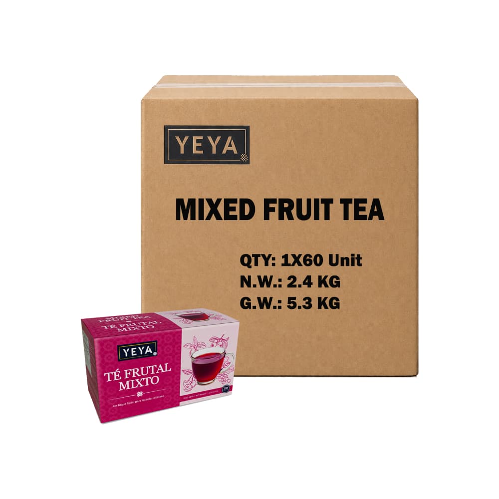 Té frutal mixto YEYA (60 x 40 g / 1.4 oz) - Miniatura 1
