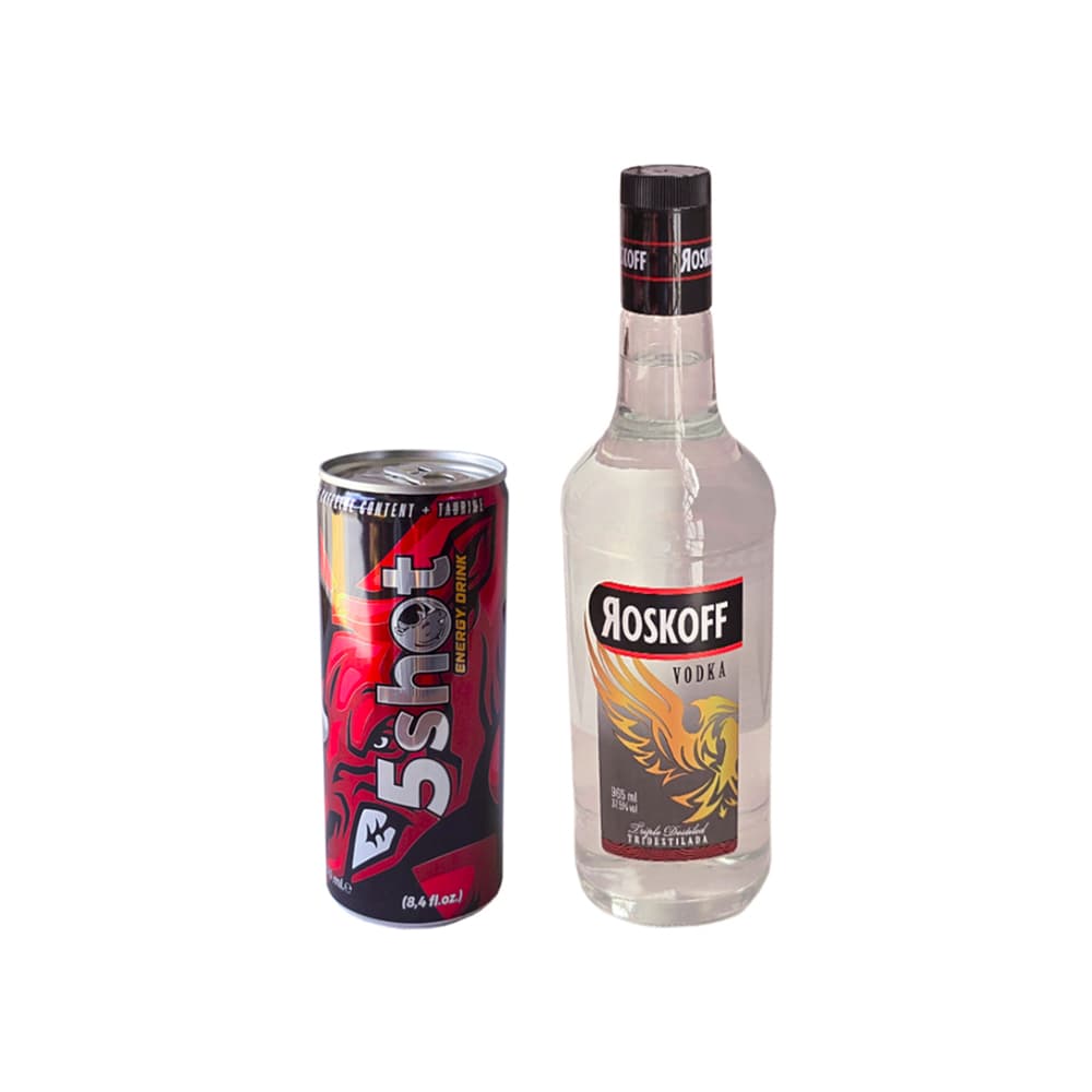 Vodka Roskoff + bebida energética 5shot - Miniatura 4