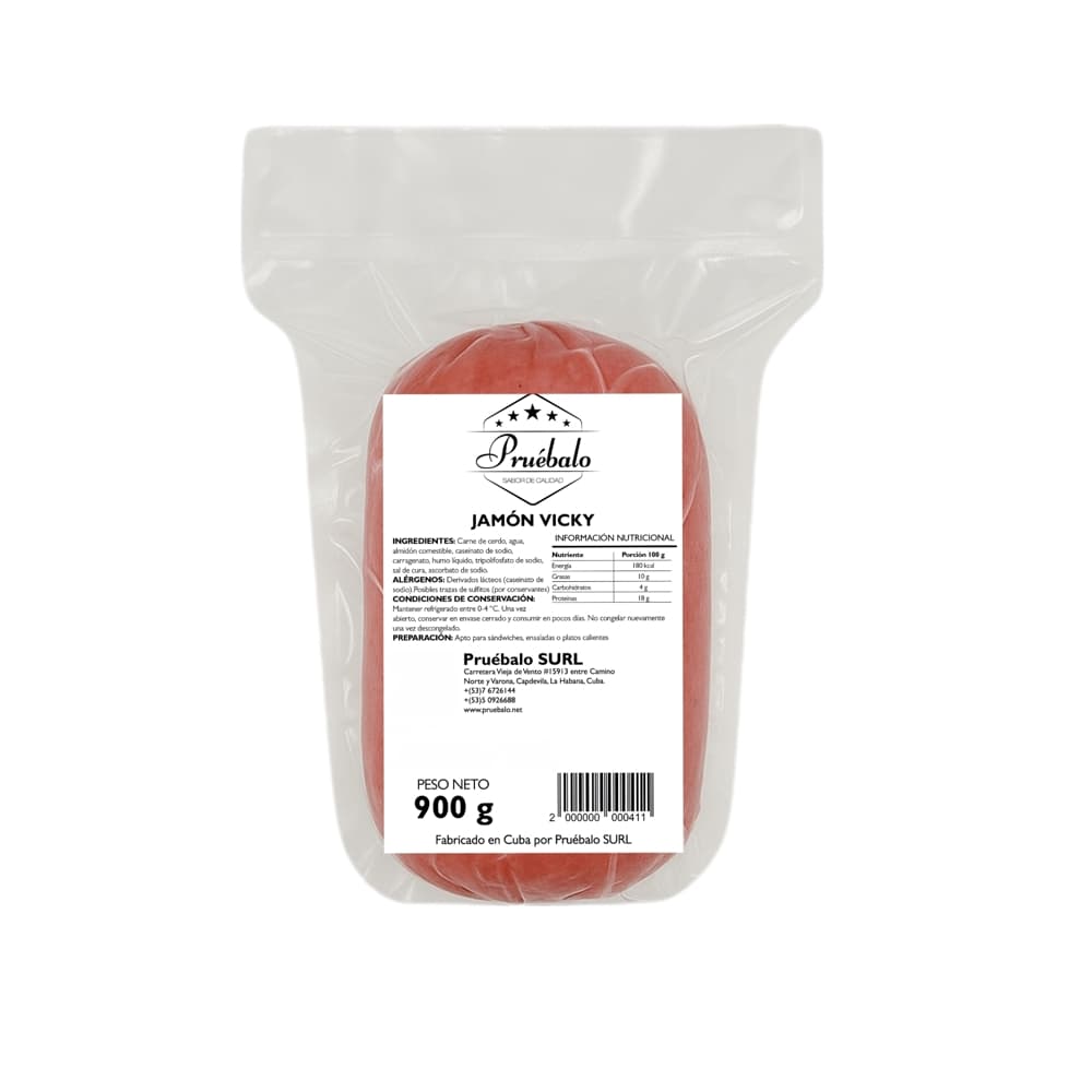 Jamón vicky Pruébalo (900 g / 1.98 lb) - Imagen 1