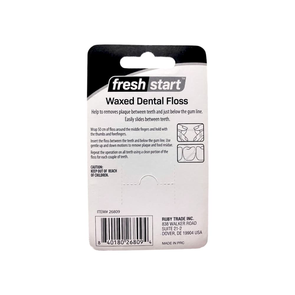 Hilo dental encerado de 100 yardas Fresh Start - Miniatura 3