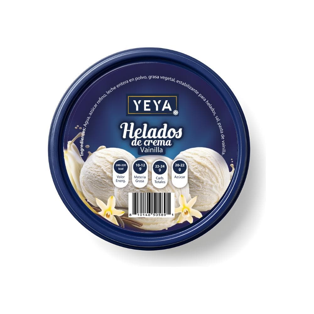 Helado de crema sabor a vainilla (1 L) - Miniatura 2