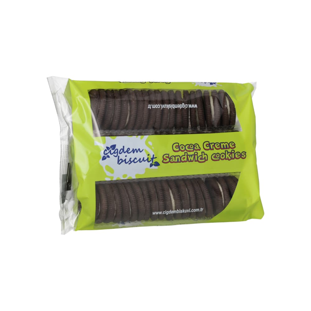 Galletas dulces rellenas con crema sabor chcolate Cigdem (370 g / 13.05 oz) - Imagen 1