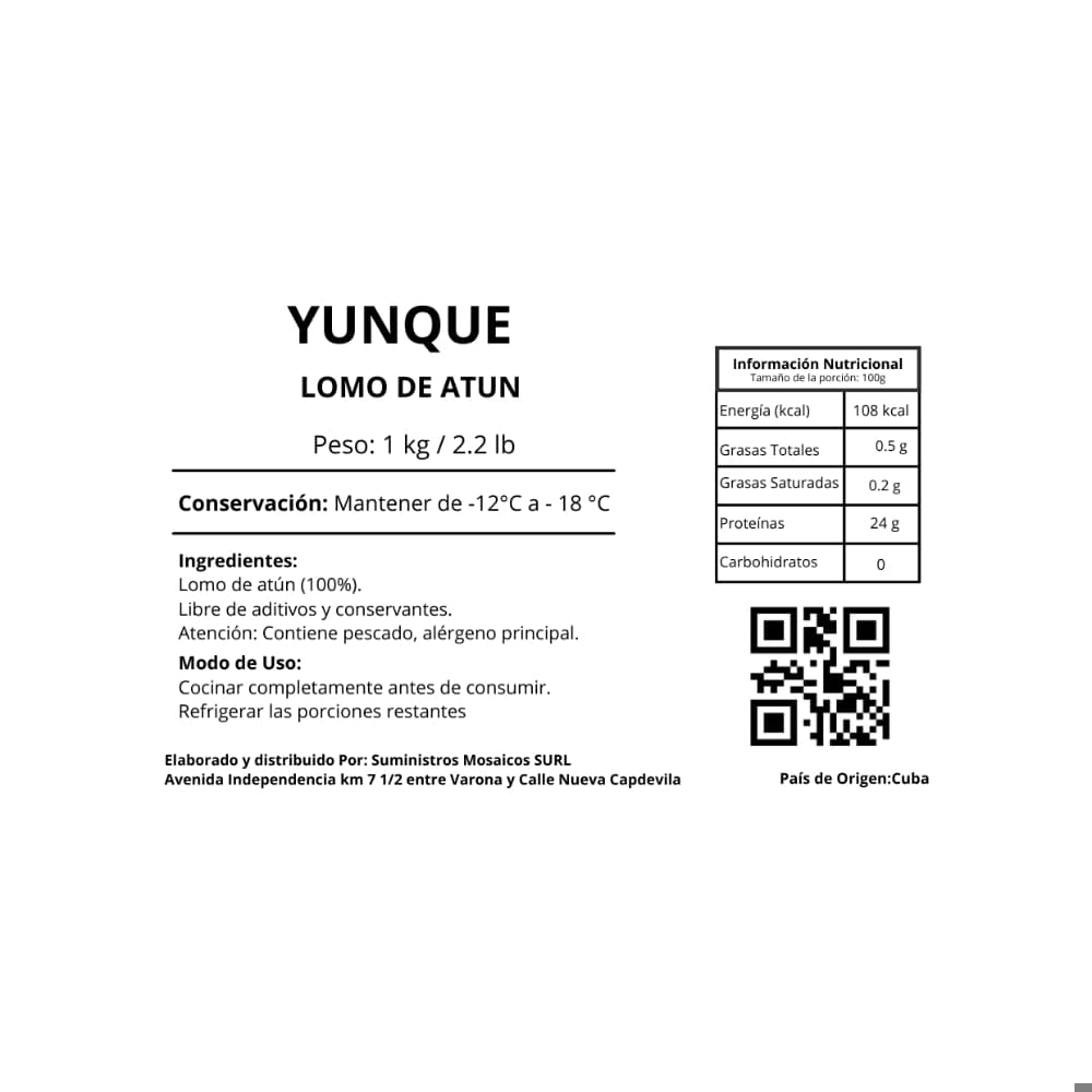 Lomo de atún Yunque (1 kg / 2.2 lb) - Miniatura 3
