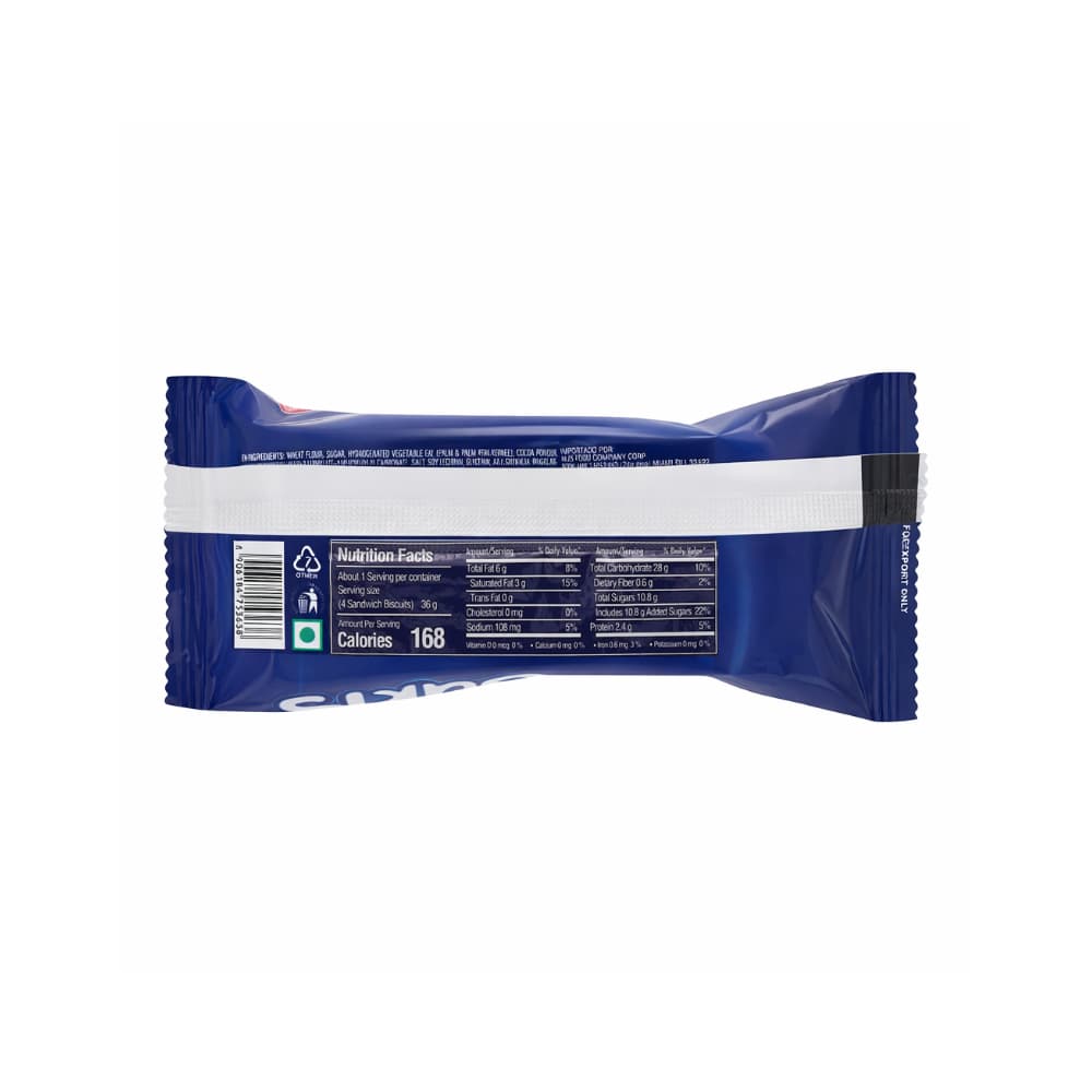 Galletas tipo sándwich de cacao con relleno sabor vainilla Cuki´s Delizola (36 g / 1.27 oz) - Miniatura 3