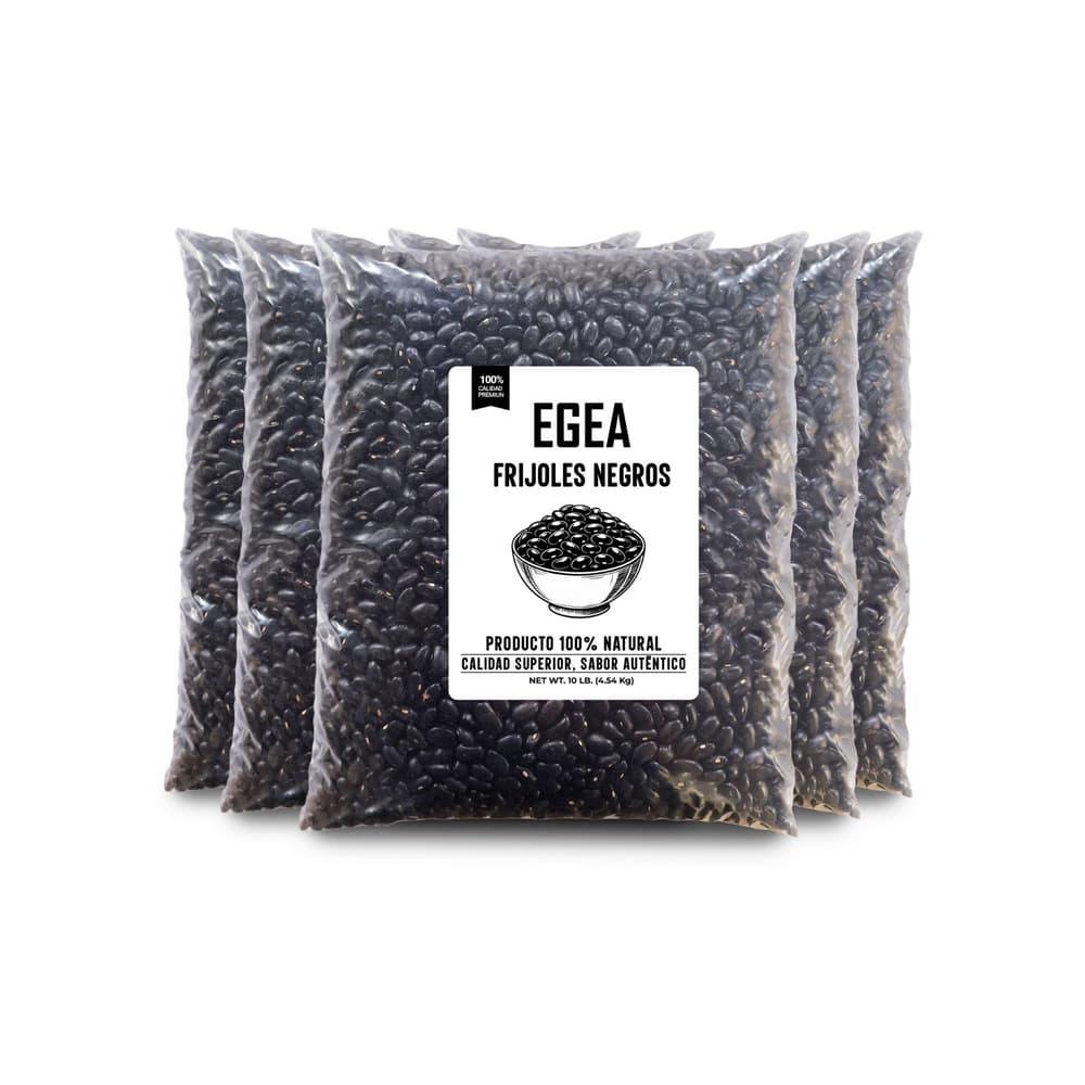 Frijoles negros EGEA (5 x 4.54 kg / 10 lb) - Imagen 1