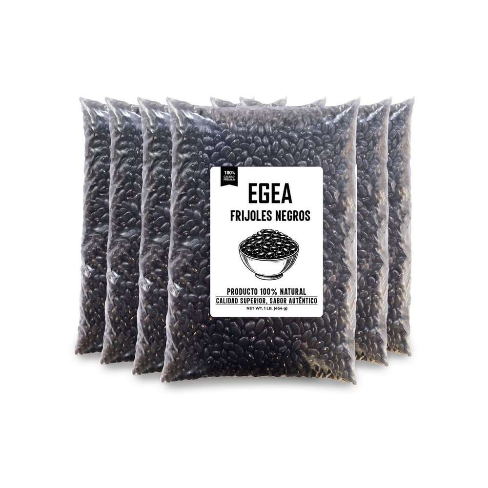 Frijoles negros EGEA (6 x 454 g / 1 lb) - Imagen 1